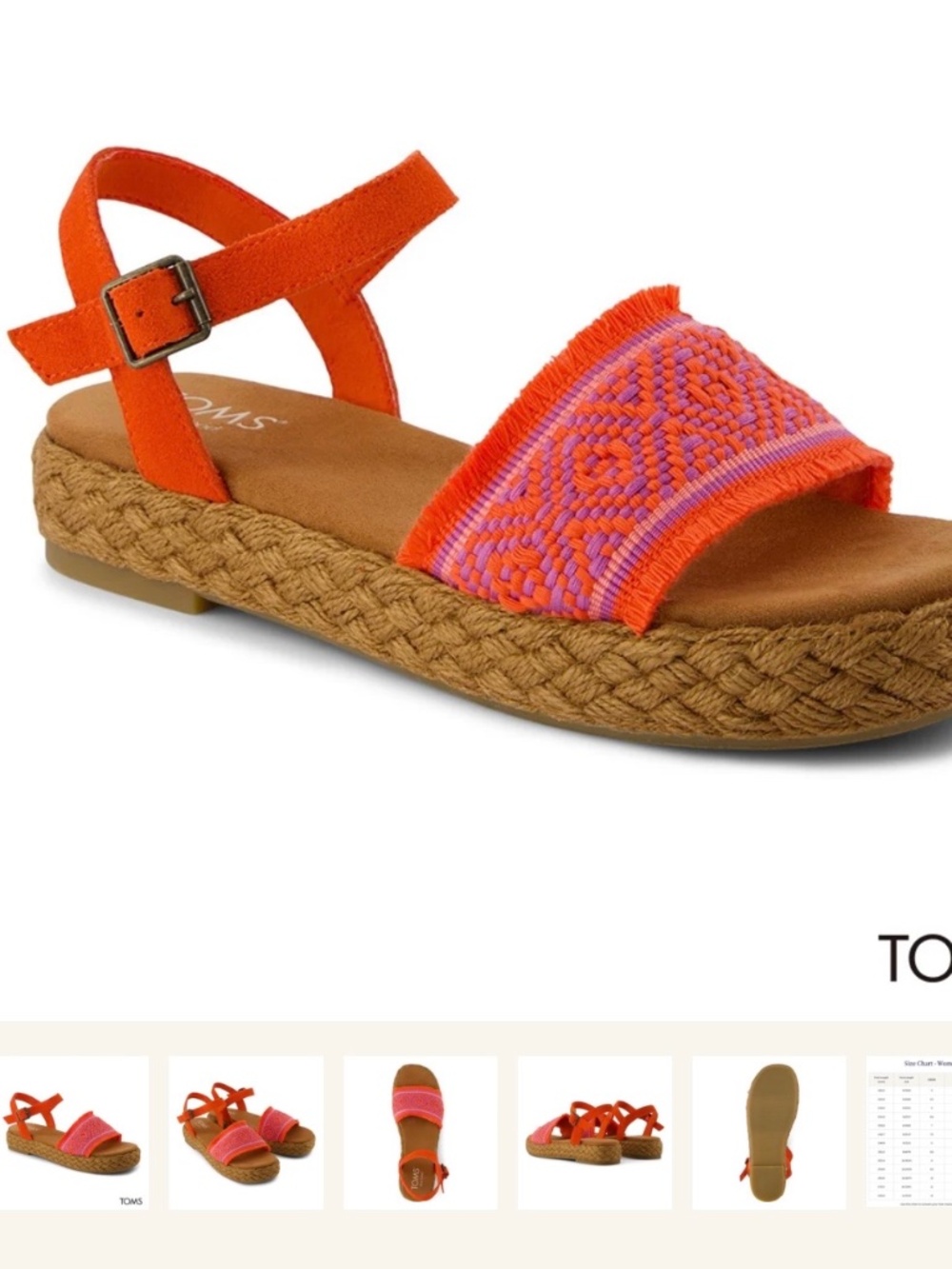 Tom’s espadrille sandals